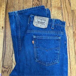 Vintage Levi's 517 Orange Tab Blue Jeans